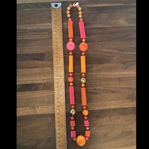 Kate Spade ♠️ Pink, Orange and Gold Necklace